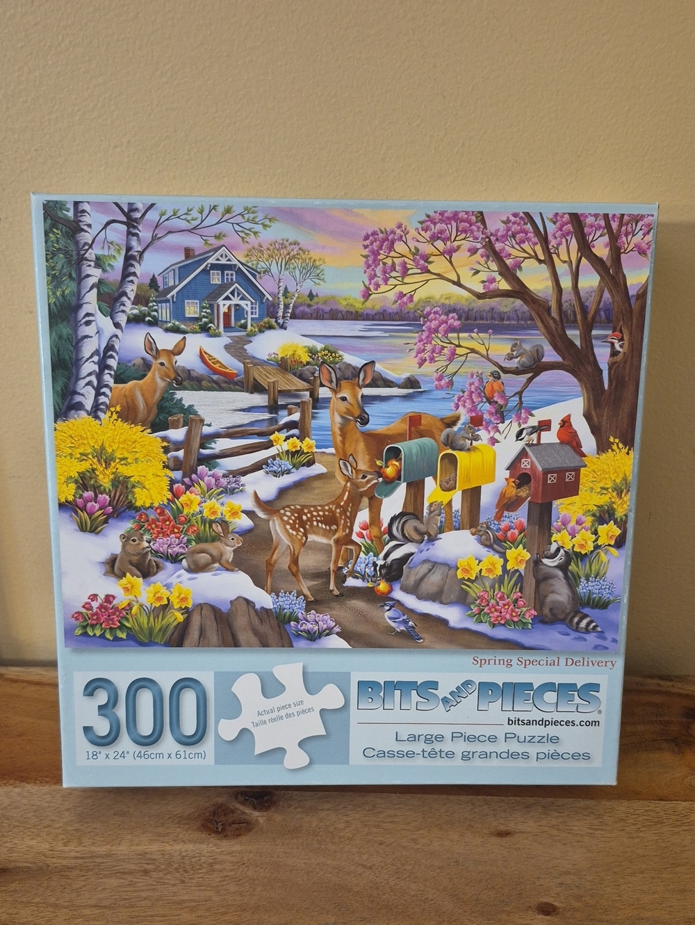 Lot of 3 Bits and Pieces 300-Piece Jigsaw Puzzles - Autumn & Wildlife Scenes - Picture 3 of 4